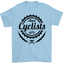 Angry Cyclist Cyclist Funny Bicycle Bike Mens T-Shirt Cotton Gildan Light Blue