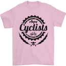 Angry Cyclist Cyclist Funny Bicycle Bike Mens T-Shirt Cotton Gildan Light Pink