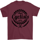 Angry Cyclist Cyclist Funny Bicycle Bike Mens T-Shirt Cotton Gildan Maroon
