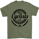 Angry Cyclist Cyclist Funny Bicycle Bike Mens T-Shirt Cotton Gildan Military Green
