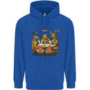 Animals Funny Wildlife Poker Game Cards Childrens Kids Hoodie Royal Blue