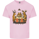 Animals Funny Wildlife Poker Game Cards Kids T-Shirt Childrens Light Pink