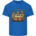 Animals Funny Wildlife Poker Game Cards Mens Cotton T-Shirt Tee Top Royal Blue