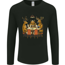 Animals Funny Wildlife Poker Game Cards Mens Long Sleeve T-Shirt Black
