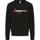 Anti Smoking Grim Reaper Smoker Give UP Kids Sweatshirt Jumper Black