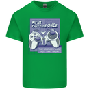 Antisocial Gamer Gaming Funny Graphics Kids T-Shirt Childrens Irish Green