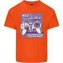 Antisocial Gamer Gaming Funny Graphics Kids T-Shirt Childrens Orange