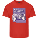 Antisocial Gamer Gaming Funny Graphics Kids T-Shirt Childrens Red