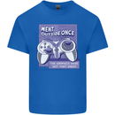 Antisocial Gamer Gaming Funny Graphics Kids T-Shirt Childrens Royal Blue