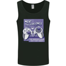 Antisocial Gamer Gaming Funny Graphics Mens Vest Tank Top Black