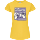 Antisocial Gamer Gaming Funny Graphics Womens Petite Cut T-Shirt Yellow