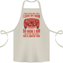 Antisocial Gamer Gaming Leave My Room Cotton Apron 100% Organic Natural