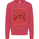 Antisocial Gamer Gaming Leave My Room Kids Sweatshirt Jumper Heliconia