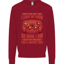 Antisocial Gamer Gaming Leave My Room Kids Sweatshirt Jumper Red