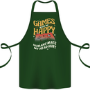 Antisocial Gamer Video Gaming Joypad Cotton Apron 100% Organic Forest Green