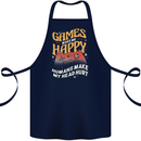 Antisocial Gamer Video Gaming Joypad Cotton Apron 100% Organic Navy Blue