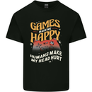 Antisocial Gamer Video Gaming Joypad Mens Cotton T-Shirt Tee Top Black