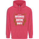 Antisocial I Prefer to Go Hunting Hunter Childrens Kids Hoodie Heliconia