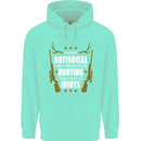 Antisocial I Prefer to Go Hunting Hunter Childrens Kids Hoodie Peppermint