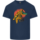 Anubis Ancient Egypt Egyption God Mythology Kids T-Shirt Childrens Navy Blue