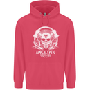 Apocalyptic Survival Skill Skull Gaming Childrens Kids Hoodie Heliconia