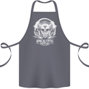 Apocalyptic Survival Skill Skull Gaming Cotton Apron 100% Organic Steel