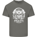 Apocalyptic Survival Skill Skull Gaming Kids T-Shirt Childrens Charcoal