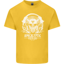 Apocalyptic Survival Skill Skull Gaming Kids T-Shirt Childrens Yellow