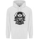 Apocalyptic Survival Skull Gamer Gaming Childrens Kids Hoodie White