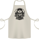 Apocalyptic Survival Skull Gamer Gaming Cotton Apron 100% Organic Natural