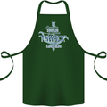 Archery I Love a Good Thwack in the Morning Cotton Apron 100% Organic Forest Green