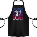 Archery Passion Is the Key Archer Cotton Apron 100% Organic Black