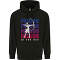 Archery Passion Is the Key Archer Mens Hoodie Black