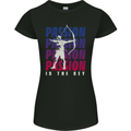 Archery Passion Is the Key Archer Womens Petite Cut T-Shirt Black