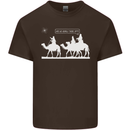 Are We Nearly there Yet? Funny Christmas Mens Cotton T-Shirt Tee Top Dark Chocolate