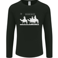 Are We Nearly there Yet? Funny Christmas Mens Long Sleeve T-Shirt Black