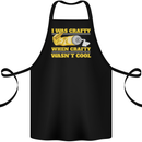 Arts and Crafts Funny Crafty Artist Art Cotton Apron 100% Organic Black