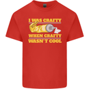 Arts and Crafts Funny Crafty Artist Art Kids T-Shirt Childrens Red