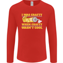 Arts and Crafts Funny Crafty Artist Art Mens Long Sleeve T-Shirt Red