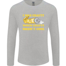 Arts and Crafts Funny Crafty Artist Art Mens Long Sleeve T-Shirt Sports Grey