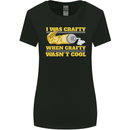Arts and Crafts Funny Crafty Artist Art Womens Wider Cut T-Shirt Black