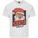 Ask Your Mum If Santa Real Funny Christmas Mens Cotton T-Shirt Tee Top White