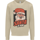 Ask Your Mum If Santa Real Funny Christmas Mens Sweatshirt Jumper Sand