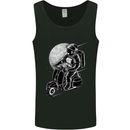 Astro Scooter Spaceman Biker Motorcyle MOD Mens Vest Tank Top Black