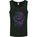 Astro Skull Astronaut Space Mens Vest Tank Top Black