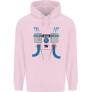 Astronaut Fancy Dress Costume Mens 80% Cotton Hoodie Light Pink