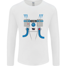 Astronaut Fancy Dress Costume Mens Long Sleeve T-Shirt White
