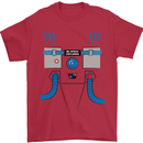 Astronaut Fancy Dress Costume Mens T-Shirt Cotton Gildan Red