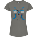 Astronaut Fancy Dress Costume Womens Petite Cut T-Shirt Charcoal
