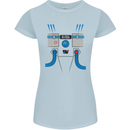 Astronaut Fancy Dress Costume Womens Petite Cut T-Shirt Light Blue
